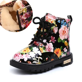 NEW 2020 Spring Children Ankle boots PU Leather Waterproof Fashion Flower boots Boys Girls shoes Kids Single boots
NEW 2020 Spring Children Ankle boots PU Leather Waterproof Fashion Flower boots Boys Girls shoes Kids Single boots