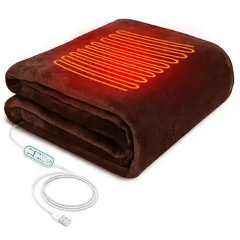 USB Electric Heating Blanket Shawl Detachable Washable Comfortable 3 Heat Settings With Timing Function Heated Shawl
USB Electric Heating Blanket Shawl Detachable Washable Comfortable 3 Heat Settings With Timing Function Heated Shawl