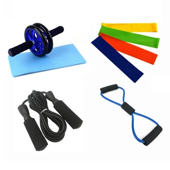 8pcs/set Fitness Equipment Wear-resistant Ab Roller Resistance Bands Comfortable Foam Handle Jump Rope 8 Word Pull Rope
8pcs/set Fitness Equipment Wear-resistant Ab Roller Resistance Bands Comfortable Foam Handle Jump Rope 8 Word Pull Rope