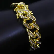 Fashion 13MM Gold Silver Color Cuban Link Chain Necklace Men Women Bracelet Iced Out Bling Rapper Hip Hop Choker Jewelry Gift
Fashion 13MM Gold Silver Color Cuban Link Chain Necklace Men Women Bracelet Iced Out Bling Rapper Hip Hop Choker Jewelry Gift
