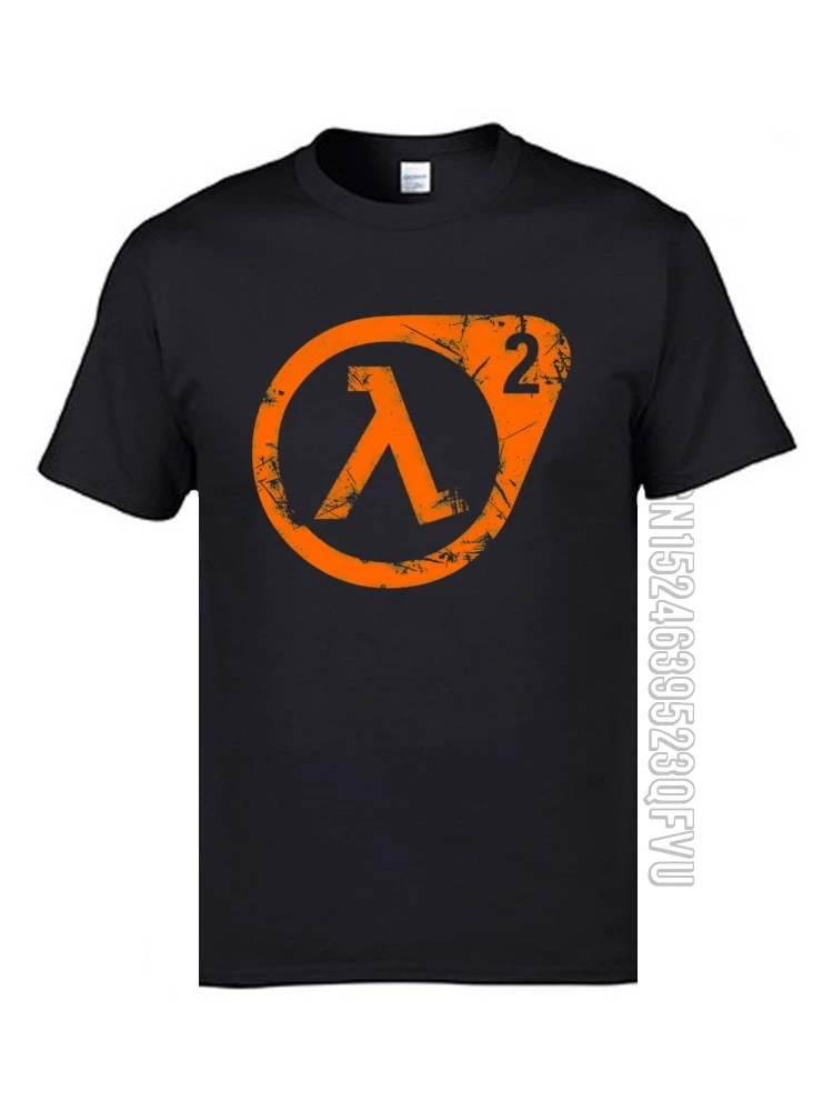 Забавные мужские футболки Half Life с принтом Game Xen G Man черная футболка из 100% хлопка