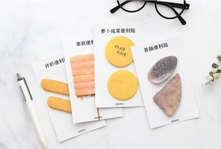 

Creative food Self-Adhesive Memo Pad Sticky Notes memo boards Bookmark School Office Supply papelaria