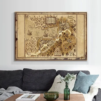 Harry Potte Movie Marauder's Map Posters and Prints Painting on Canvas Wall Art Picture Decoration for Classical Film Cuadros
Harry Potte Movie Marauder's Map Posters and Prints Painting on Canvas Wall Art Picture Decoration for Classical Film Cuadros