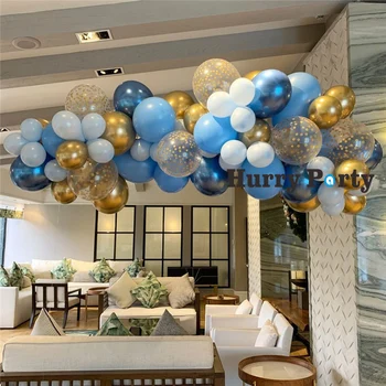 42Pcs Metallic Gold Blue Balloon Garland Arch Kit Confetti Latex Ballon Baby 1St Happy Birthday Anniversary Party Decoration
42Pcs Metallic Gold Blue Balloon Garland Arch Kit Confetti Latex Ballon Baby 1St Happy Birthday Anniversary Party Decoration