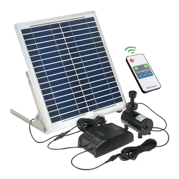 Solar Power Fountain 15W Solar Panel+3.6W Brushless Water Pump Kit with Storage Battery Remote Control for Garden Pond Bird Bath
Solar Power Fountain 15W Solar Panel+3.6W Brushless Water Pump Kit with Storage Battery Remote Control for Garden Pond Bird Bath