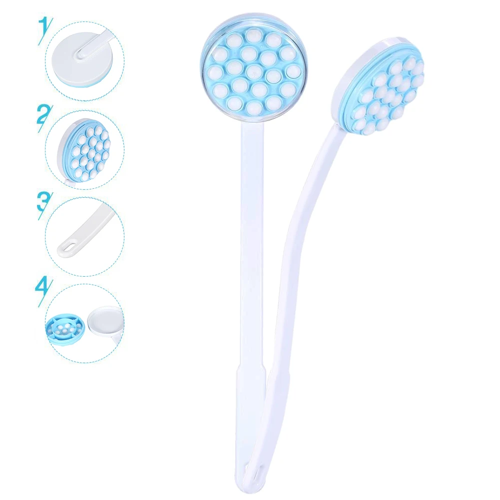 Long Handled Lotion Oil Cream Applicator Body Leg Bath Brush Massager Massaging Tool Bathing Massage Brush Back-Rubbing Brush
Long Handled Lotion Oil Cream Applicator Body Leg Bath Brush Massager Massaging Tool Bathing Massage Brush Back-Rubbing Brush