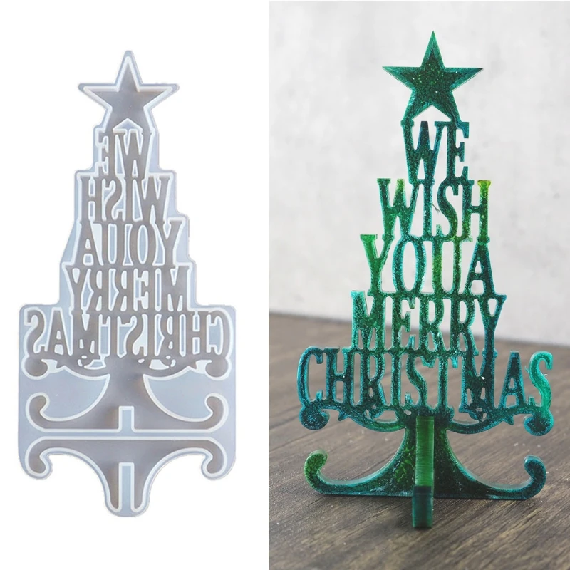 Christmas Tree Ornaments Epoxy Resin Mold Merry Christmas Home Decor Silicone Mould Christmas Theme Feastival Art Crafts
Christmas Tree Ornaments Epoxy Resin Mold Merry Christmas Home Decor Silicone Mould Christmas Theme Feastival Art Crafts