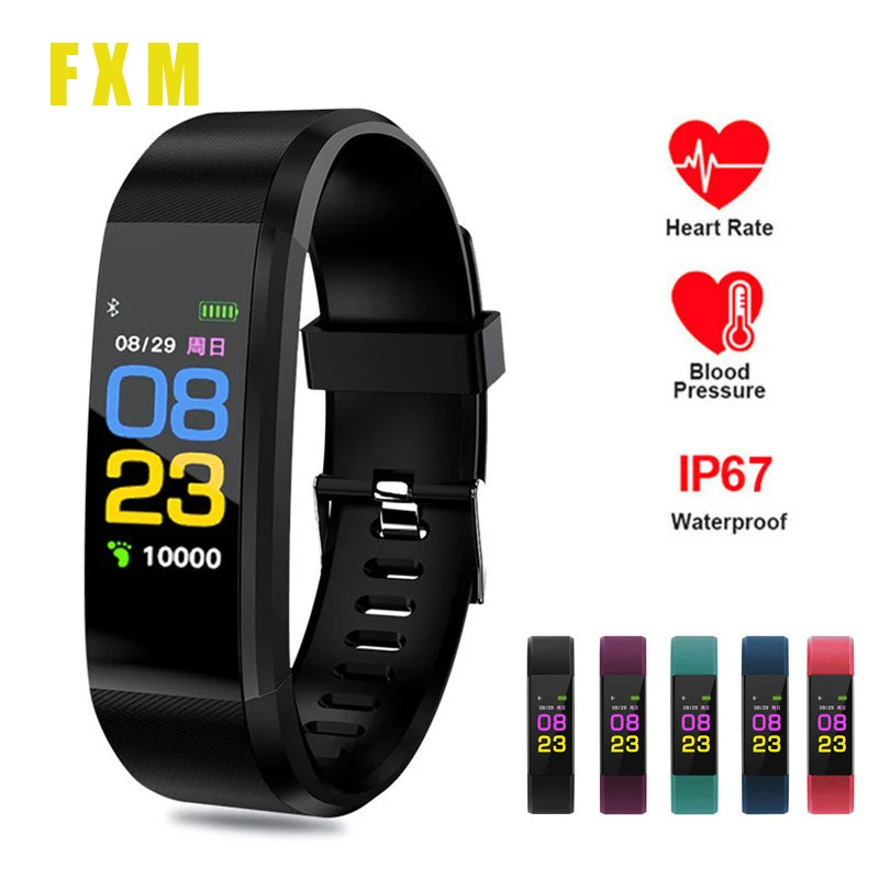 Smart Bracelet 115 Plus Blood Pressure Fitness Tracker Smart Watches Men Heart Rate Monitor Waterproof Smart Wristband Tracker
Smart Bracelet 115 Plus Blood Pressure Fitness Tracker Smart Watches Men Heart Rate Monitor Waterproof Smart Wristband Tracker