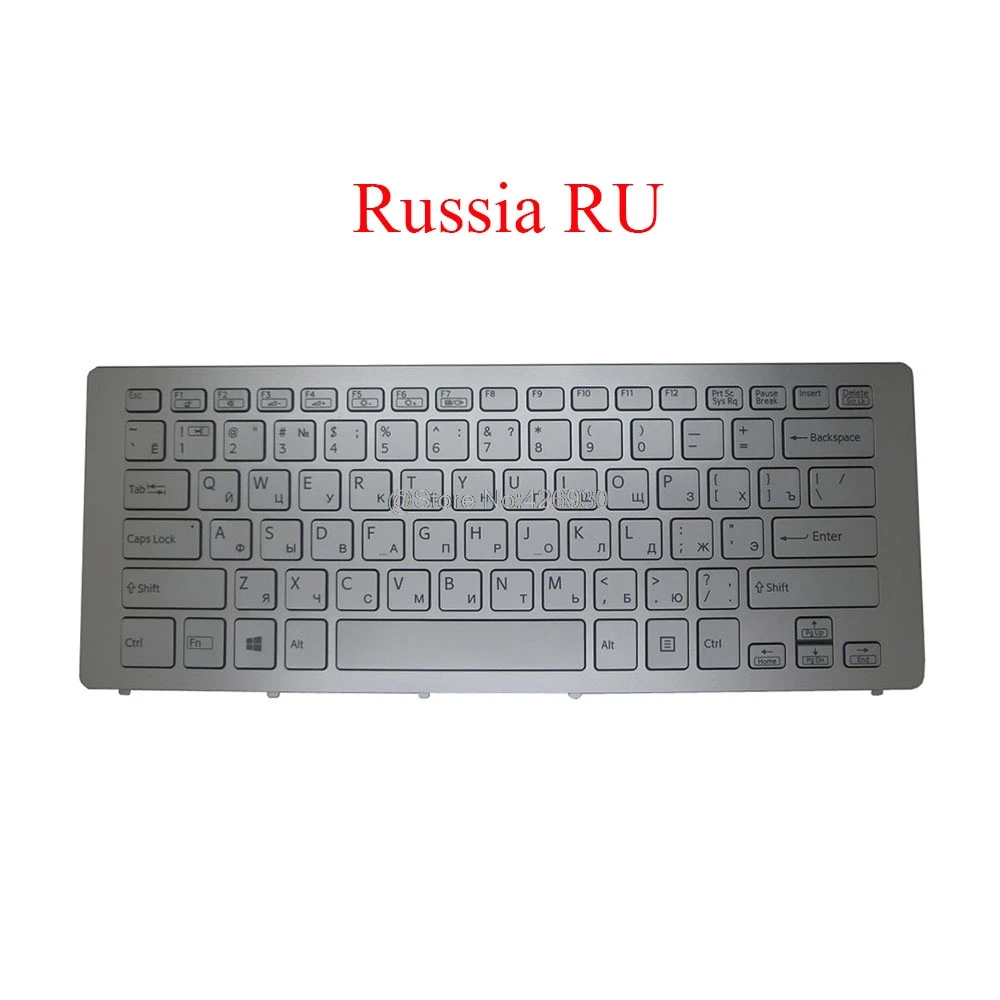 Ноутбук с подсветкой RU PO UK GR CZ клавиатура для SONY VAIO SVF15N 149265351RU 149265481PT 149265411GB 149265421DE