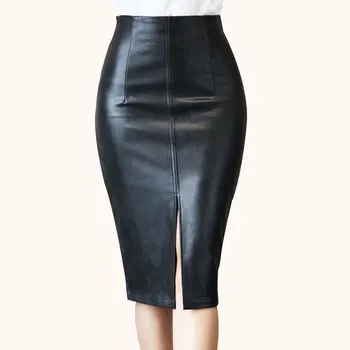 Women PU Leather Pencil Skirt Fashion Knee Length Midi Bodycon Skirts Plus Size JL
Women PU Leather Pencil Skirt Fashion Knee Length Midi Bodycon Skirts Plus Size JL