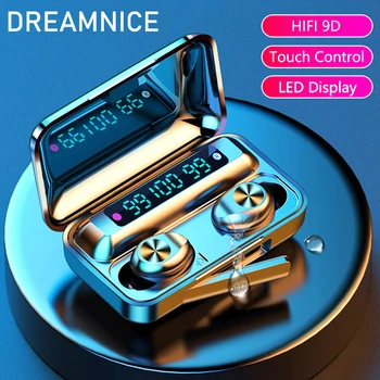 DREAMNICE Bluetooth Earphone Wireless Sport Android Touch Control Bluetooth Headphones Noise Cancelling Wireless Headphones TWS 
DREAMNICE Bluetooth Earphone Wireless Sport Android Touch Control Bluetooth Headphones Noise Cancelling Wireless Headphones TWS