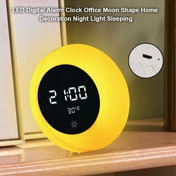 Office Touch Control Freestanding Eye Protection Temperature Display Shape Electric Night Light LED Digital Alarm Clock
Office Touch Control Freestanding Eye Protection Temperature Display Shape Electric Night Light LED Digital Alarm Clock