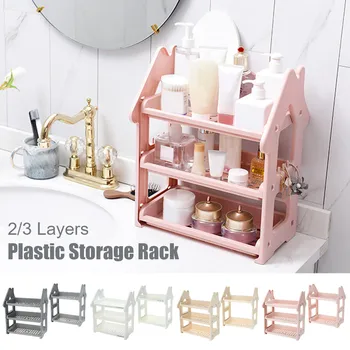 Multifunction 2/3 Layer Storage Rack Plastic Kitchen Holder Shelf Cosmetics Makeup Organizer Bathroom Tidying Rack Stand 4 Color 
Multifunction 2/3 Layer Storage Rack Plastic Kitchen Holder Shelf Cosmetics Makeup Organizer Bathroom Tidying Rack Stand 4 Color