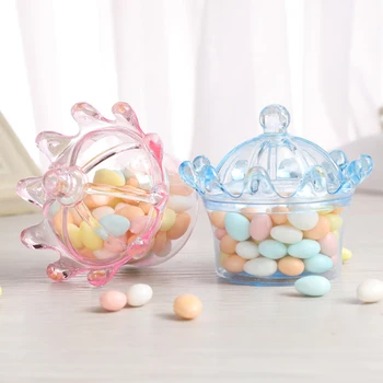 12pcs/lot Crownps Hollow Clear Plastic Candy Box Candy Boxes with Transparent Plastic Crown Shaped Party Supplies
12pcs/lot Crownps Hollow Clear Plastic Candy Box Candy Boxes with Transparent Plastic Crown Shaped Party Supplies