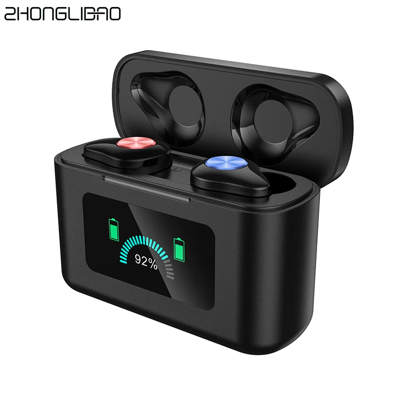 TWS 5.0 Wireless Bluetooth Earphone Color screen multifunctional dynamic display Touch Control Sport 9D HiFi Stereo Cordless
TWS 5.0 Wireless Bluetooth Earphone Color screen multifunctional dynamic display Touch Control Sport 9D HiFi Stereo Cordless