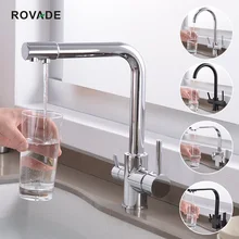 ROVADE Kitchen Faucet with Drinking Water Faucet, 3 in 1 Water Purifier Sink Faucet with RO System Water Filter Faucet
ROVADE Kitchen Faucet with Drinking Water Faucet, 3 in 1 Water Purifier Sink Faucet with RO System Water Filter Faucet