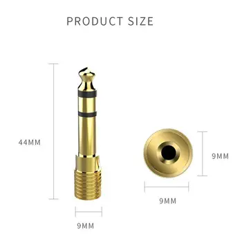 5PCS/SET Gold-Plated Durable 6.35mm 1/4 Inch Jack Plug to 3.5mm Male Stereo Headphone Jack Socket Adapter
5PCS/SET Gold-Plated Durable 6.35mm 1/4 Inch Jack Plug to 3.5mm Male Stereo Headphone Jack Socket Adapter