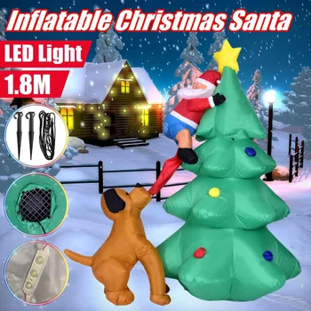 1.8M 2.1M Christmas Tree Santa Snowman Decorations Outdoor Yard Christmas Ornament Inflatable Decoration with LED Light US Plug
1.8M 2.1M Christmas Tree Santa Snowman Decorations Outdoor Yard Christmas Ornament Inflatable Decoration with LED Light US Plug