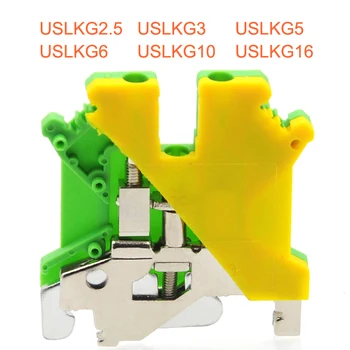 10pcs Din Rail Ground Screw Terminal Block USLKG2.5~16 Bornier Electric Wire Connector Earth morsettiera cable 14~6AWG 2.5~16mm2
10pcs Din Rail Ground Screw Terminal Block USLKG2.5~16 Bornier Electric Wire Connector Earth morsettiera cable 14~6AWG 2.5~16mm2