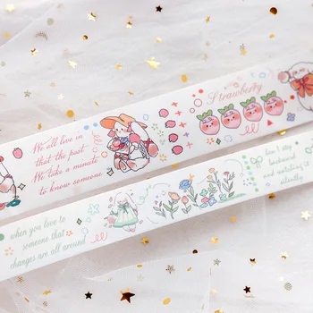 6PCS/LOT Happy Rabbit Cute Life Theme Washi Tapes Set 25mm/35mm/45mm*5M 
6PCS/LOT Happy Rabbit Cute Life Theme Washi Tapes Set 25mm/35mm/45mm*5M