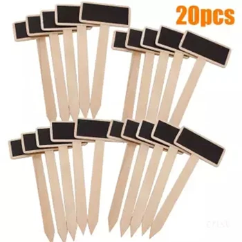 20Pcs Wooden T Shape Garden Decor Chalkboard Vegetables Plant Flower Pot Labels Tags YU-Home
20Pcs Wooden T Shape Garden Decor Chalkboard Vegetables Plant Flower Pot Labels Tags YU-Home