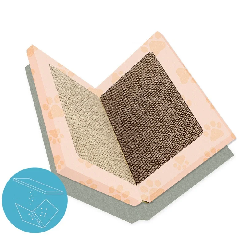 Folding Book Shape Cat Scratch Board Pad Mat Cushion Carpet Corrugated Paper Cat Grinding Toy Pet Supplies
Folding Book Shape Cat Scratch Board Pad Mat Cushion Carpet Corrugated Paper Cat Grinding Toy Pet Supplies