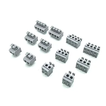 50Pcs KF235 5.0mm Pitch Straight PCB Board Screwless Spring Terminal Blocks 2P 3P 4P Positions Terminal connector 250V 10A
50Pcs KF235 5.0mm Pitch Straight PCB Board Screwless Spring Terminal Blocks 2P 3P 4P Positions Terminal connector 250V 10A