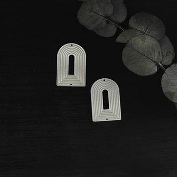 Making Jewelry Findings Door Shaped Stainless Steel Bead Metal Pendant Laser Cut Geometric Steel Charm For DIY Necklace Earrings
Making Jewelry Findings Door Shaped Stainless Steel Bead Metal Pendant Laser Cut Geometric Steel Charm For DIY Necklace Earrings