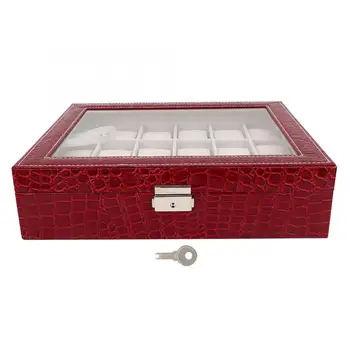 18 Grids PU Leather Watch Box Case Professional Holder Organizer Watches Jewelry Collection Storage Boxes Case Display holder
18 Grids PU Leather Watch Box Case Professional Holder Organizer Watches Jewelry Collection Storage Boxes Case Display holder