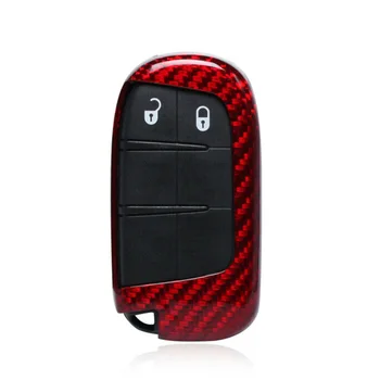 1pc Car Key Case Cover Carbon Fiber Red For Jeep Dodge Challenger SRT Hellcat SXT R/T GT Auto Key Case Cover Decoration
1pc Car Key Case Cover Carbon Fiber Red For Jeep Dodge Challenger SRT Hellcat SXT R/T GT Auto Key Case Cover Decoration