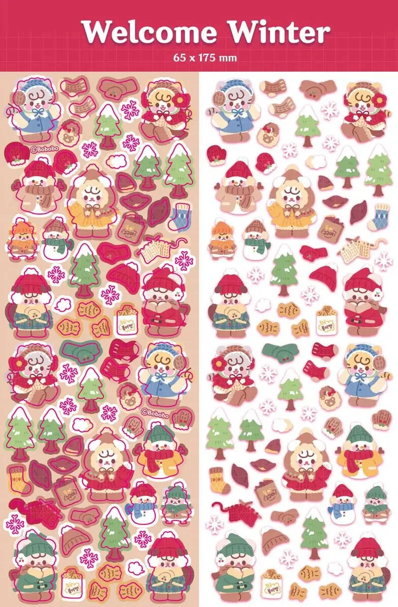 Generic Cute Cartoon Girl Stickers Kawaii Planner Diary Stickers