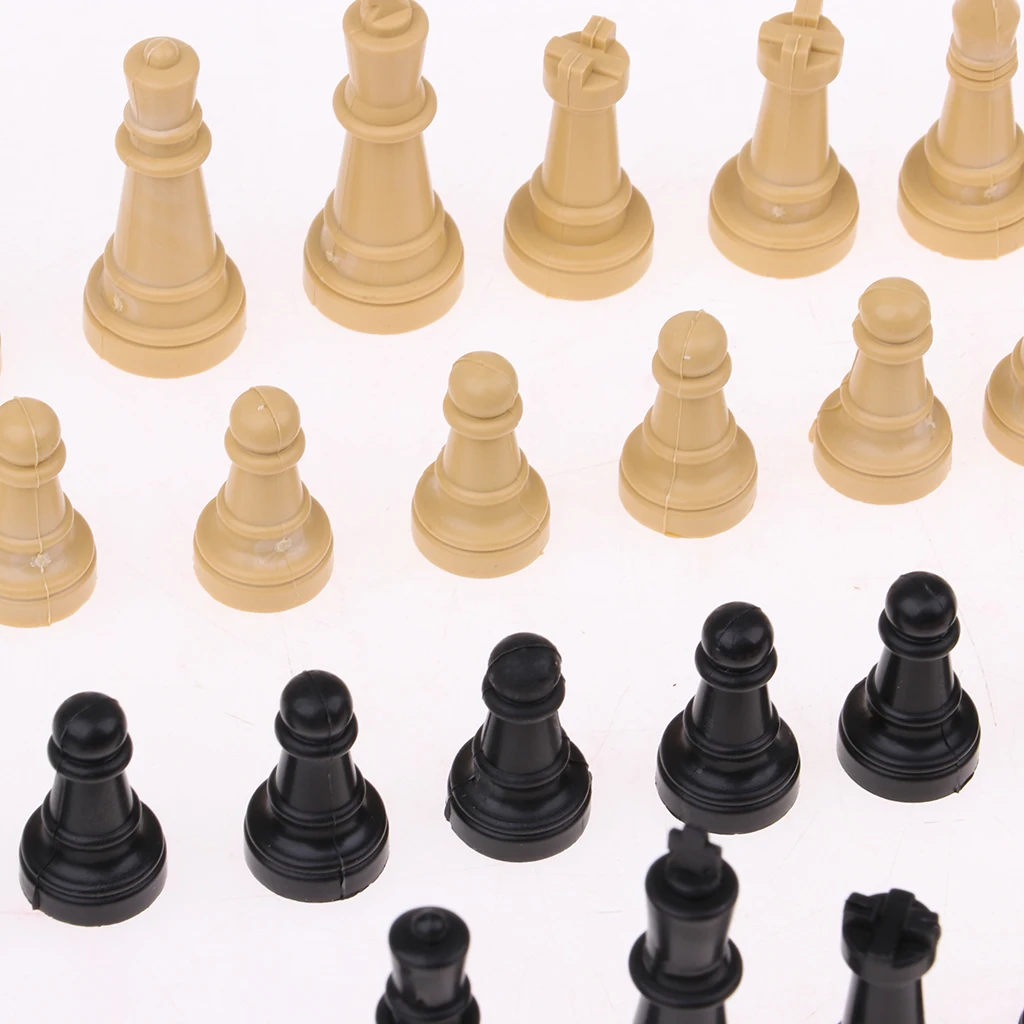 32x Chess Pieces, Chessmen, Figure Figurine Chess Pawns for Chess Board Game 32x Chess Pieces, Chessmen, Figure Figurine Chess Pawns for Chess Board Game
