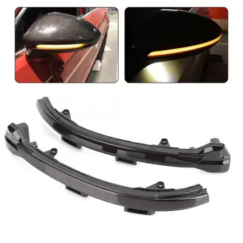 Pair LED Turn Signal Mirror Light Water Flowing Smoked Lens 12V Fit for Touran Rolling Car Truck Signal Light Bulbs For Cars 
Pair LED Turn Signal Mirror Light Water Flowing Smoked Lens 12V Fit for Touran Rolling Car Truck Signal Light Bulbs For Cars