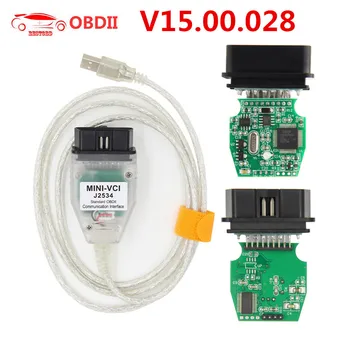 For Toyota Mini vci V15.00.028 J2534 TIS Techstream FTDI FT232RL OBDII OBD2 Car Diagnostic Cable Minivci Interface FOR TOYOTA
For Toyota Mini vci V15.00.028 J2534 TIS Techstream FTDI FT232RL OBDII OBD2 Car Diagnostic Cable Minivci Interface FOR TOYOTA