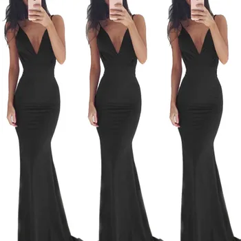 FJ2235B-2020 dress sexy deep V Halter back dress new evening dress
FJ2235B-2020 dress sexy deep V Halter back dress new evening dress