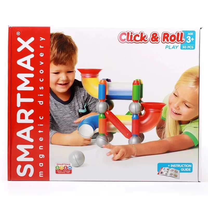 Belgium SmartMax Magnetic Ball Rolling Large Particles Magnetic Rods Children'S Educational Toy Assembling Building Blocks
Belgium SmartMax Magnetic Ball Rolling Large Particles Magnetic Rods Children'S Educational Toy Assembling Building Blocks