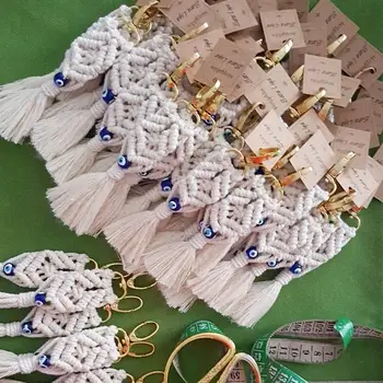 Miwens INS Trendy Handmade Weave Tassel Key Chians For Women Eye Beads Fiberlove key Holder Keyring Macrame Bag Hanging Jewelry
Miwens INS Trendy Handmade Weave Tassel Key Chians For Women Eye Beads Fiberlove key Holder Keyring Macrame Bag Hanging Jewelry