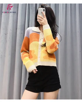 Women Cardigan Coat Sweaters 2020 Autumn Sunset Oil Painting Print Short Knitted Cardigans
Women Cardigan Coat Sweaters 2020 Autumn Sunset Oil Painting Print Short Knitted Cardigans