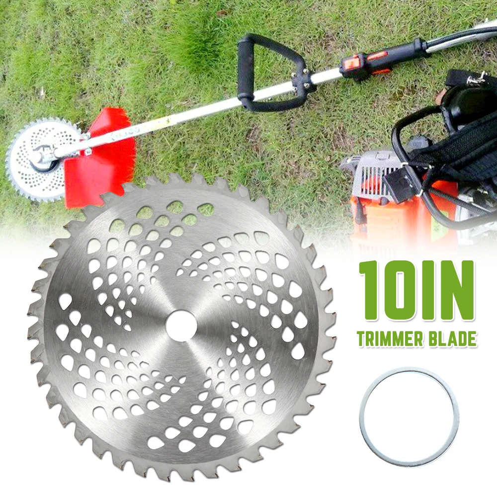 2PCS 40T Carbide Circular Saw Blade with Two Metal Washer Adapters for Cutting Brush Brambles Shrub Weeding Tool Accessories
2PCS 40T Carbide Circular Saw Blade with Two Metal Washer Adapters for Cutting Brush Brambles Shrub Weeding Tool Accessories
