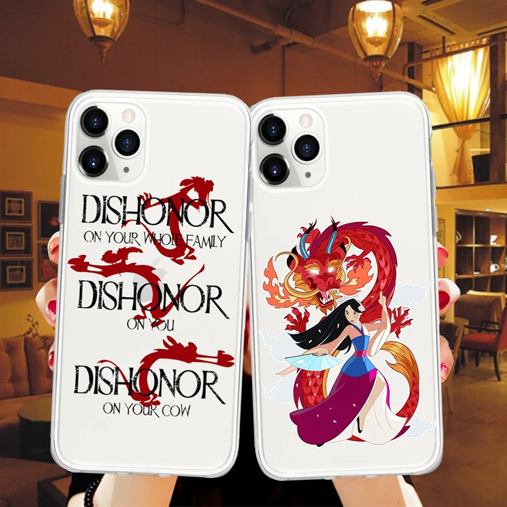 For Funda iPhone 11 Pro Max Mulan 2020 For Cover iPhone Xr X Xs For iPhone SE 2020 6 6s 7 8 Plus Cute Cartoon Transparent Cases
For Funda iPhone 11 Pro Max Mulan 2020 For Cover iPhone Xr X Xs For iPhone SE 2020 6 6s 7 8 Plus Cute Cartoon Transparent Cases