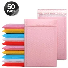 4 Colors 18*23cm 50pcs Shipping Bubble Padded Mailing Gift Packaging Mailer Self Seal Courier Black White Pink Purple
4 Colors 18*23cm 50pcs Shipping Bubble Padded Mailing Gift Packaging Mailer Self Seal Courier Black White Pink Purple