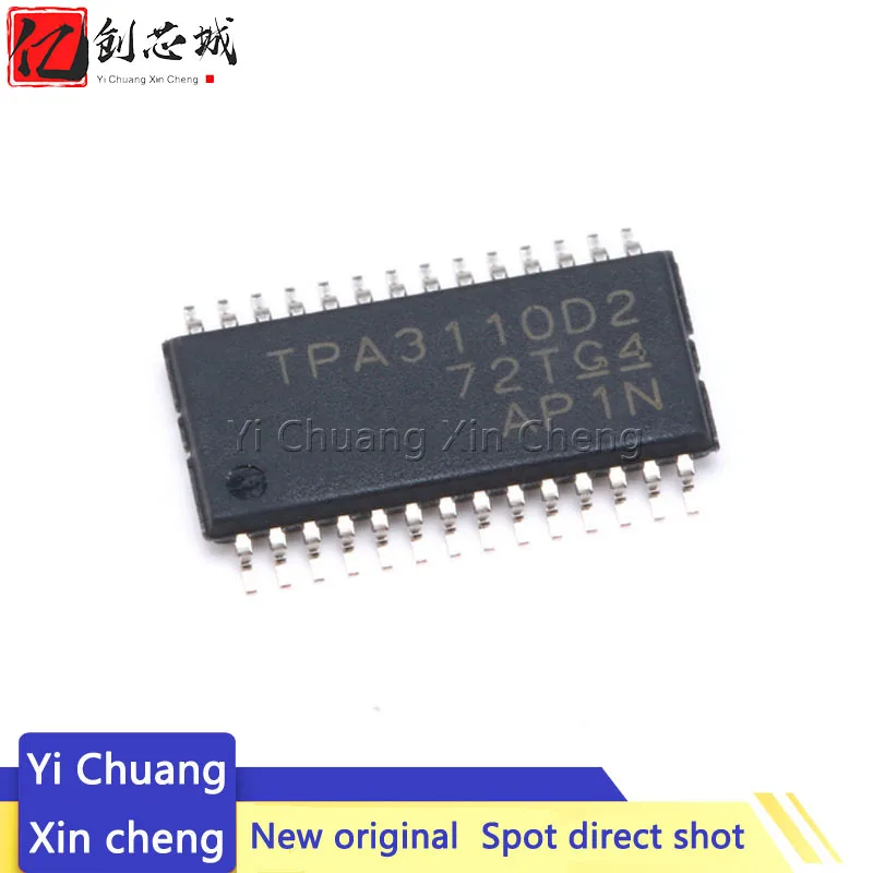 5 шт. Новый TPA3110D2 TSSOP TPA3110D2PWPR TSSOP28 TPA3110D2 TSSOP-28 TPA3110D2PW
5 шт. Новый TPA3110D2 TSSOP TPA3110D2PWPR TSSOP28 TPA3110D2 TSSOP-28 TPA3110D2PW