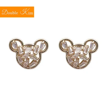 Cartoon Mouse Inlaid Zircon Stud Earrings Alloy Fashionable Gold Color Earrings Fashion Trendy Women Jewelry Gift Dropshipping 
Cartoon Mouse Inlaid Zircon Stud Earrings Alloy Fashionable Gold Color Earrings Fashion Trendy Women Jewelry Gift Dropshipping
