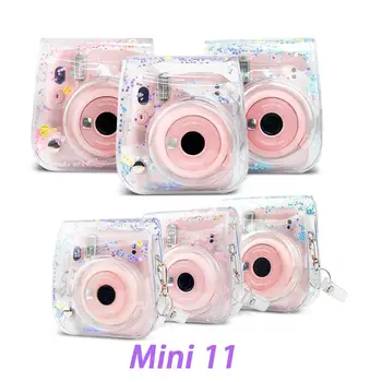 Transparent PVC Quicksand Bag Protection Cute Camera bag Case PU For Fuji Instax Mini 11 Case bag
Transparent PVC Quicksand Bag Protection Cute Camera bag Case PU For Fuji Instax Mini 11 Case bag