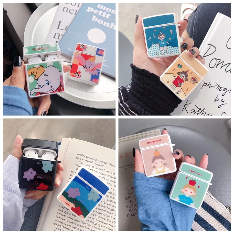 For AirPods Case Cute Flower Bear Duck Fruit Elephant Pattern Earphone Case For Apple Airpods 2 Glossy Cover with Carabine Hook
For AirPods Case Cute Flower Bear Duck Fruit Elephant Pattern Earphone Case For Apple Airpods 2 Glossy Cover with Carabine Hook
