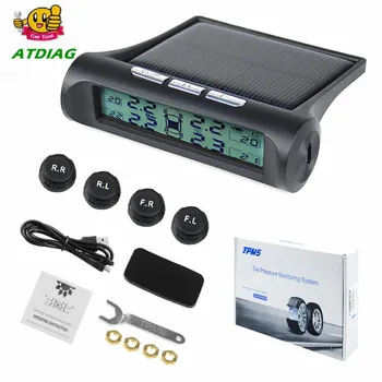 TPMS Tire Pressure Alarm Sensor Monitor System Car Display External Solar Power Charging Temperature Warning
TPMS Tire Pressure Alarm Sensor Monitor System Car Display External Solar Power Charging Temperature Warning