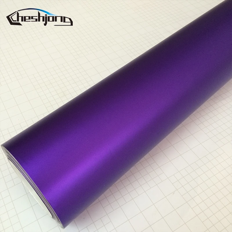 Purple-Matte-Chrome-Vinyl-Film-Car-Wrap-Matt-Chrome-With-Air-Bubble-Free-7