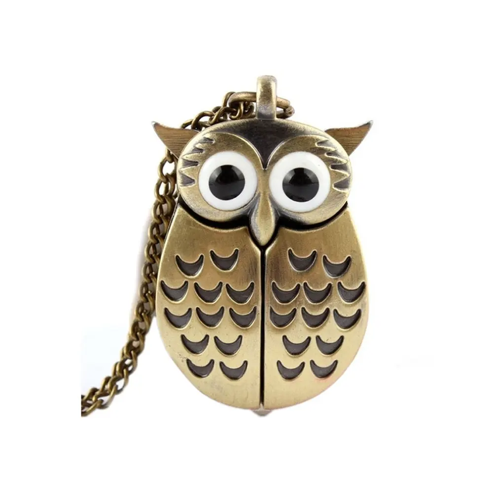 Bronze Owl Pocket Watch Flipping Creative Pocket Watch Quartz Watch Creative Hanging Table Creative Decoration
Bronze Owl Pocket Watch Flipping Creative Pocket Watch Quartz Watch Creative Hanging Table Creative Decoration