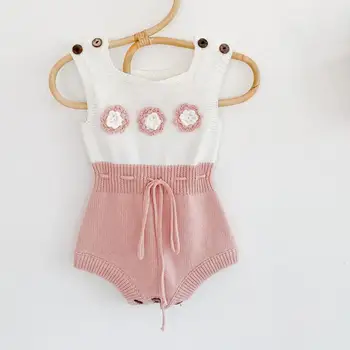 Autumn Baby Clothes Sleeveless Baby Knitted Bodysuit Baby Girl Flower Jumpsuit Boys Knit Overalls
Autumn Baby Clothes Sleeveless Baby Knitted Bodysuit Baby Girl Flower Jumpsuit Boys Knit Overalls