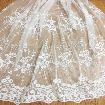 2 Yards Milk Silk Lace Fabrics Embroidery Flower Dry Fabrics High Quality Polyester Lace Swiss Voile Lace 
2 Yards Milk Silk Lace Fabrics Embroidery Flower Dry Fabrics High Quality Polyester Lace Swiss Voile Lace